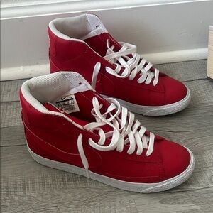 Nike Red Blazers High-Top Sneakers